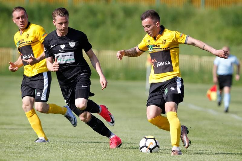 Football. II Liga. Rozwoj Katowice - GKS 1962 Jastrzebie. 12.05.2018