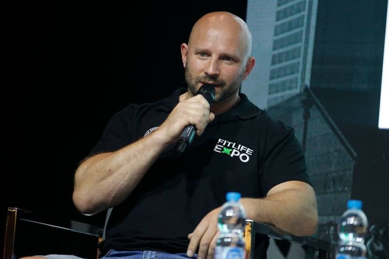 Football. Fit Life Expo. Press Conference. 07.08.2018