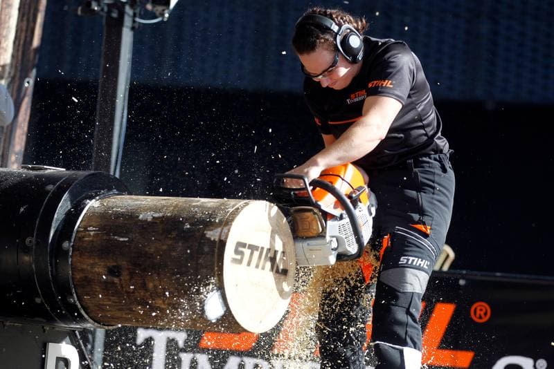 Lumberjack Championships. Stihl Timbersports. 06.10.2018