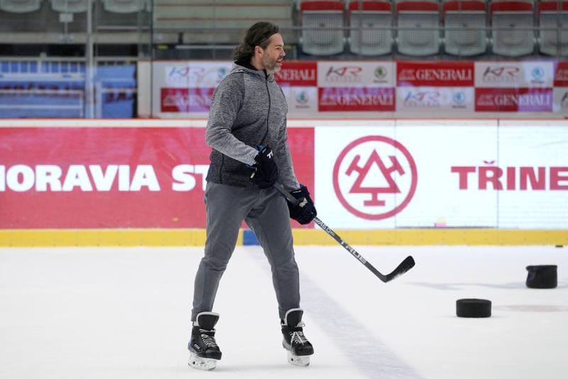 Ice Hockey. Ocelari Trinec. Training. 21.10.2018