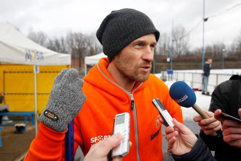Ice Hockey. Mariusz Czerkawski. Training. 11.02.2019