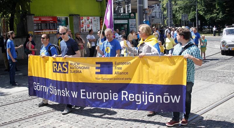 March of the Silesian Autonomy Movement. Katowice. 11.07.2015