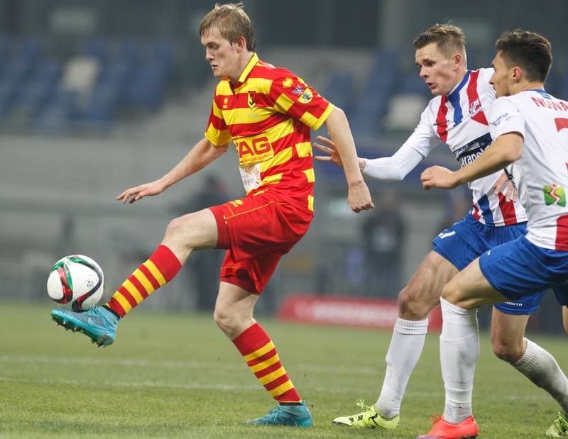 Football. PKO BP Ekstraklasa. Podbeskidzie Bielsko Biala - Jagiellonia Bialystok. 02.11.2015