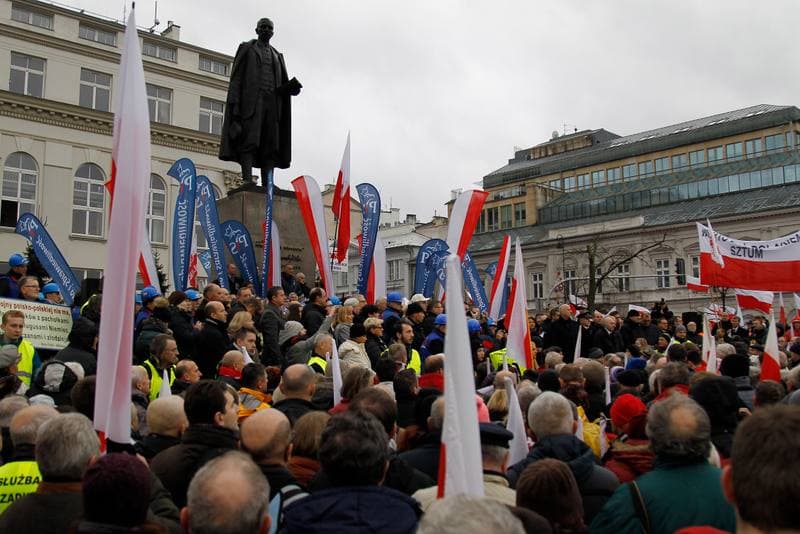 Freedom and Solidarity March. Warsaw. 13.12.2015