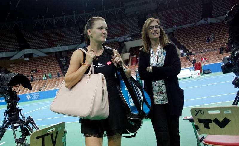 Tennis. Katowice Open. Agnieszka Radwanska - Yanina Wickmayer. 07.04.2015