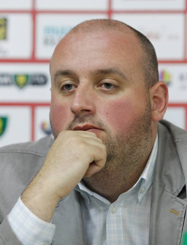 Football. GKS Katowice. Press Conference. 22.06.2015