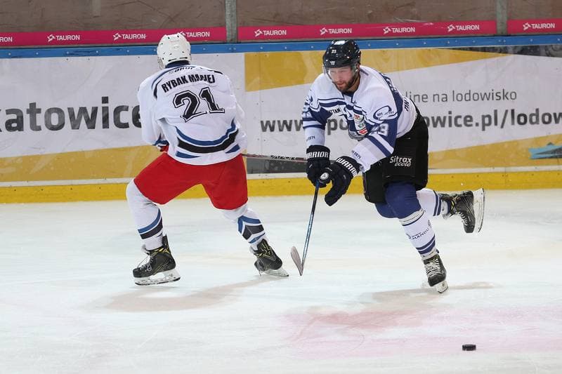Ice Hockey. Polska Hokej Liga. SMS PZHL Katowice - Automatyka Gdansk. 12.10.2017