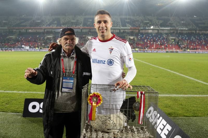 Football. Lotto Ekstraklasa. Gornik Zabrze - Jagiellonia Bialystok. 24.11.2017