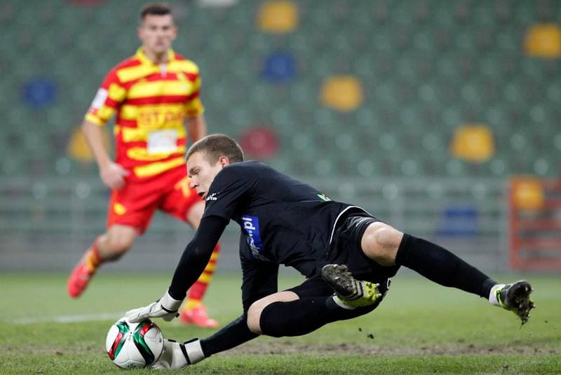 Football. PKO BP Ekstraklasa. Podbeskidzie Bielsko Biala - Jagiellonia Bialystok. 02.11.2015