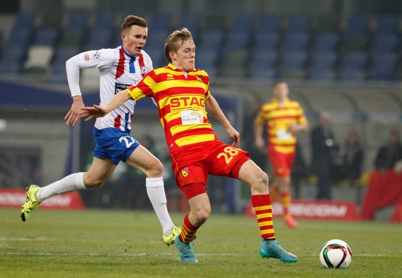Football. PKO BP Ekstraklasa. Podbeskidzie Bielsko Biala - Jagiellonia Bialystok. 02.11.2015