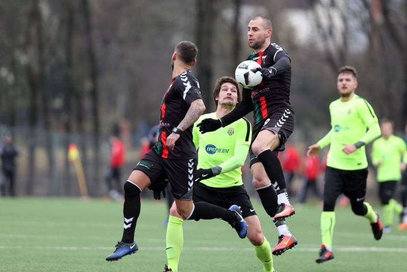 Football. Sparing. GKS Tychy - SFC Opava. 02.02.2018