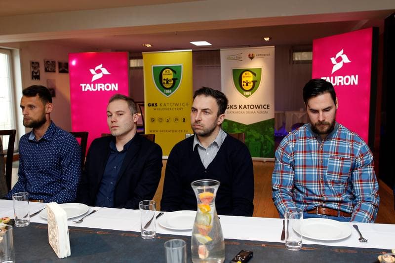 Volleyball. GKS Katowice. Press Conference. 08.03.2018