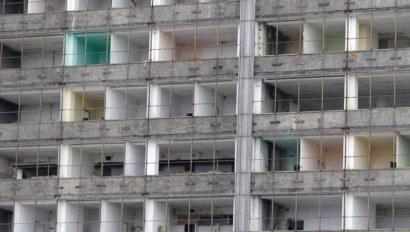 Building Demolition. Katowice. 26.06.2015