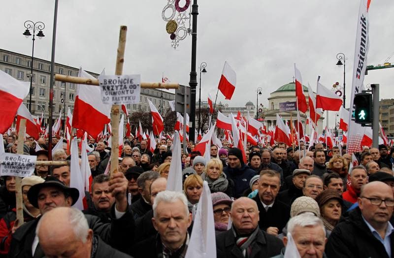 Freedom and Solidarity March. Warsaw. 13.12.2015
