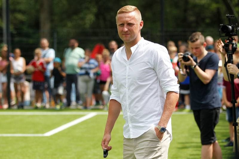 Football. Kamil Glik. Press Conference. 24.06.2017