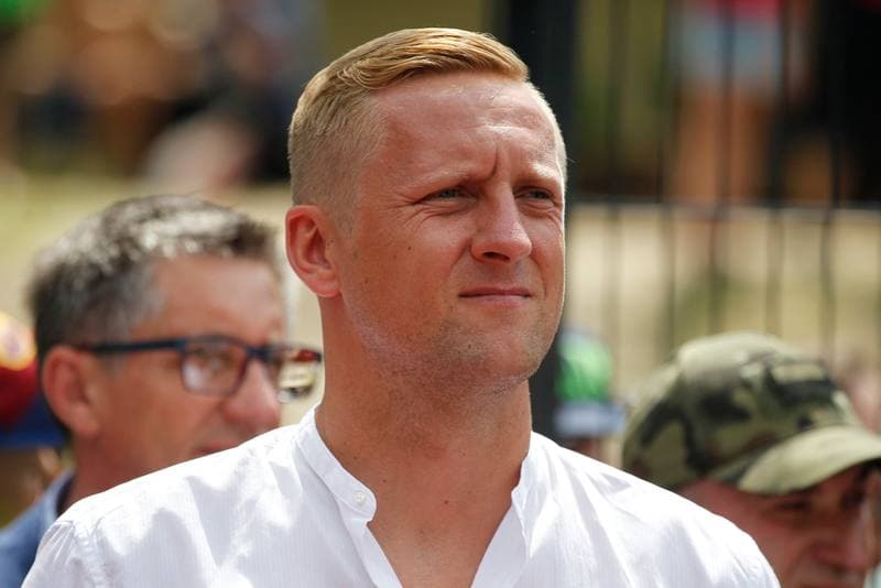 Football. Kamil Glik. Press Conference. 24.06.2017