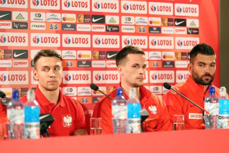Football. Poland national team. Press Conference. 25.03.2018