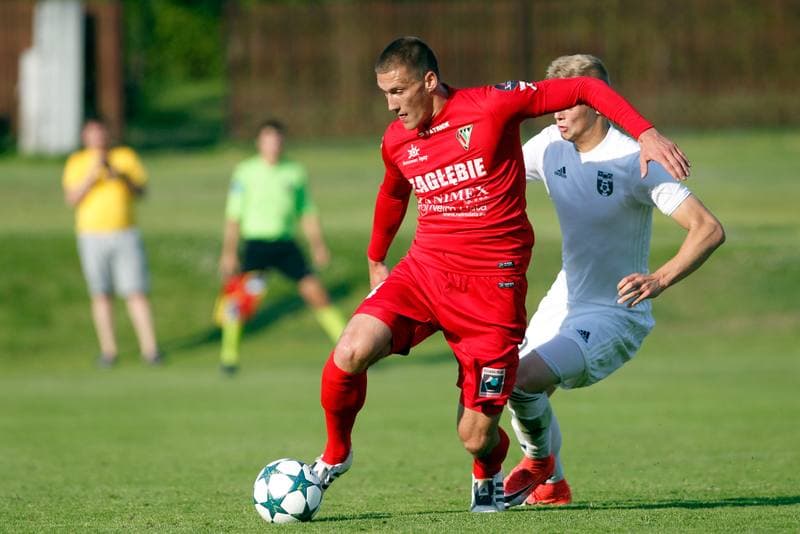 Football. Sparing. Zaglebie Sosnowiec - MFK Karvina. 05.07.2017