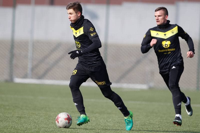 Football. Sparing. GKS Katowice - Radomiak Radom. 03.03.2018