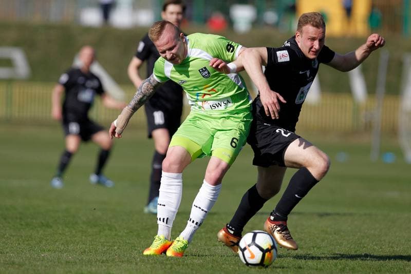 Football. II Liga. Rozwoj Katowice - ROW 1964 Rybnik. 08.04.2018