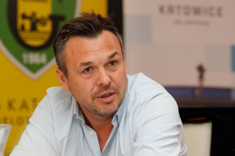 Ice Hockey. GKS Katowice. Press Conference. 12.04.2018