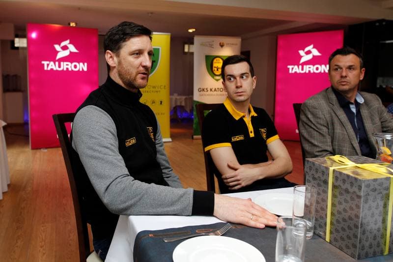 Volleyball. GKS Katowice. Press Conference. 08.03.2018
