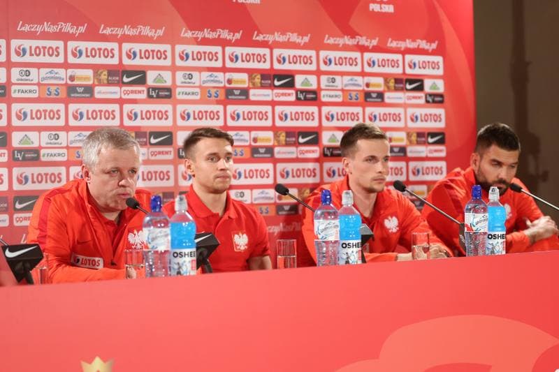 Football. Poland national team. Press Conference. 25.03.2018