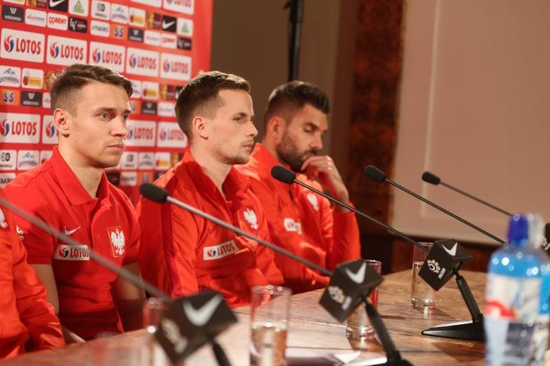 Football. Poland national team. Press Conference. 25.03.2018