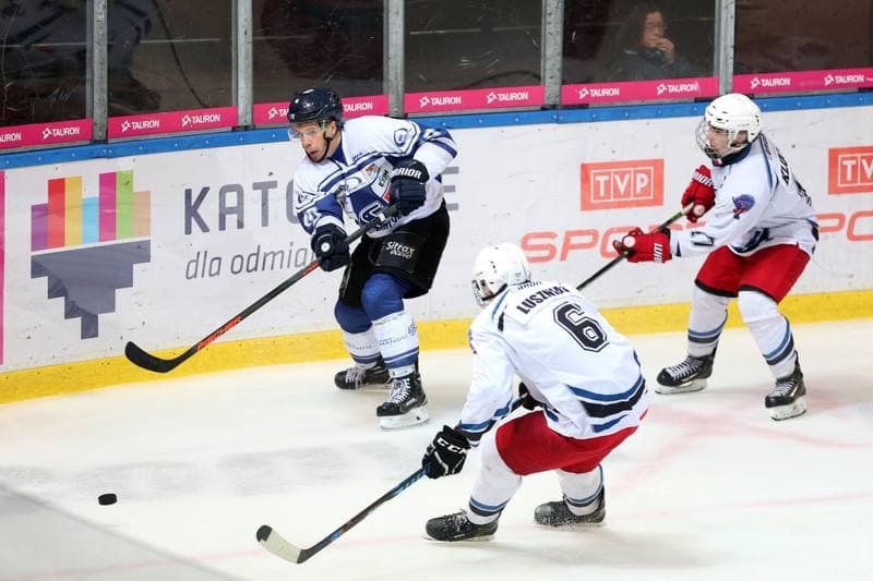 Ice Hockey. Polska Hokej Liga. SMS PZHL Katowice - Automatyka Gdansk. 12.10.2017