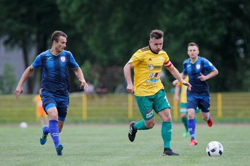 Football. III Liga. Gwarek Tarnowskie Gory - Skra Czestochowa. 01.05.2018