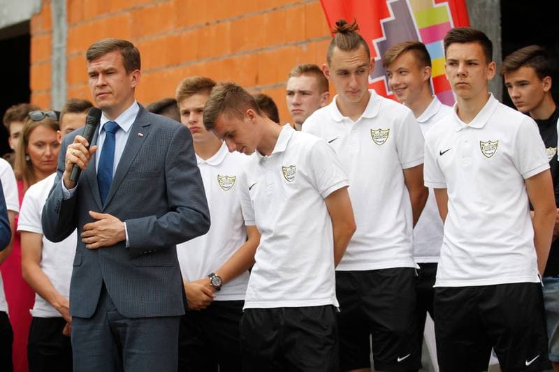 Football. Katowice. Press Conference. 11.05.2018