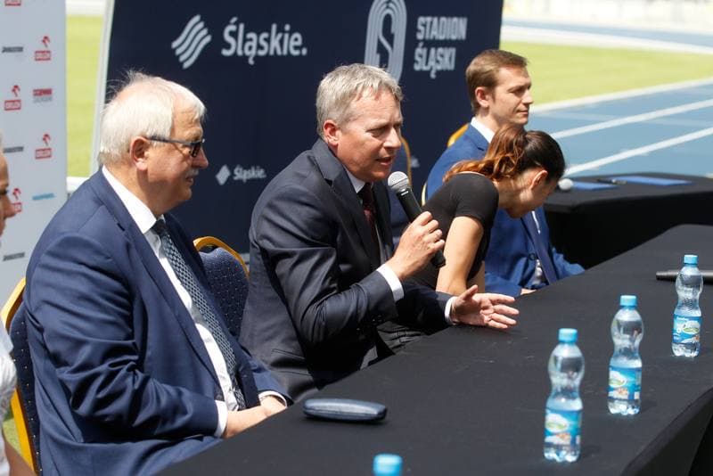 Athletics. Memorial im. Janusza Kusocinskiego. Press Conference. 14.05.2018