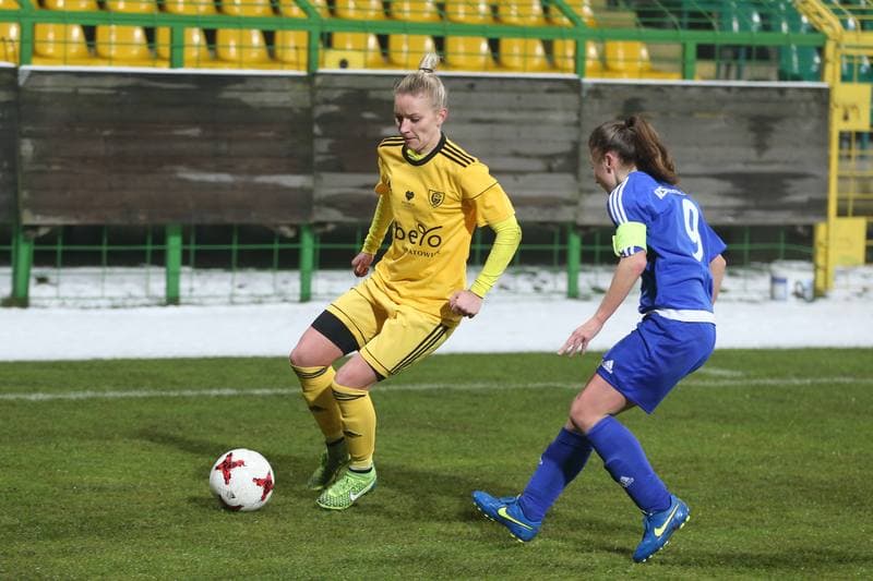 Football. Women's Polish Cup. GKS Katowice - AZS Wroclaw. 29.11.2017