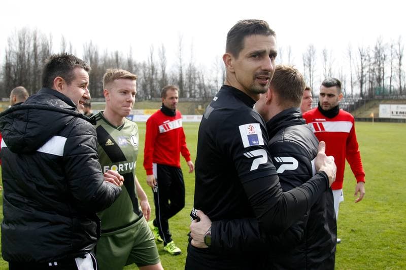 Football. Sparing. Zaglebie Sosnowiec - Legia Warsaw. 25.03.2017