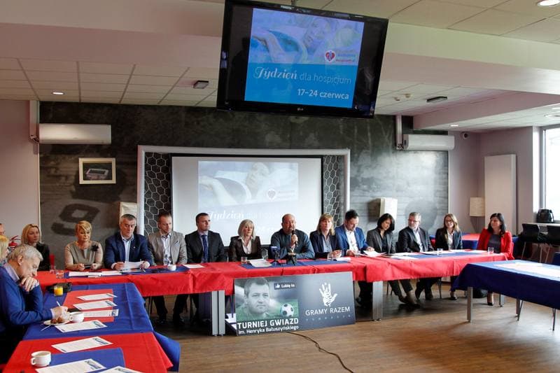 Football. Week for Hospice. Press Conference. 08.05.2017