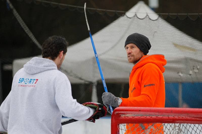 Ice Hockey. Mariusz Czerkawski. Training. 11.02.2019