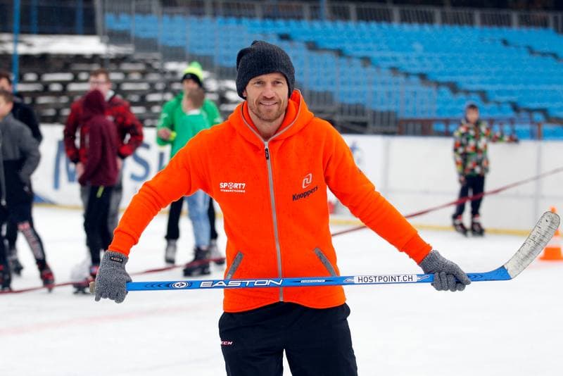 Ice Hockey. Mariusz Czerkawski. Training. 11.02.2019