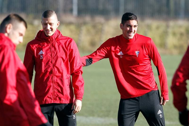 Football. Gornik Zabrze. Training. 23.11.2017