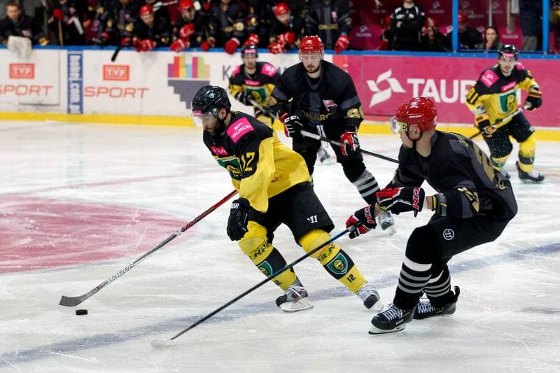 Ice Hockey. Tauron Hockey League. Tauron KH GKS Katowice - Comarch Cracovia. 23.03.2019