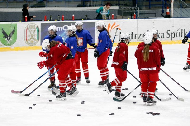 Ice Hockey. Women's U18 National Team. Training. 03.01.2019