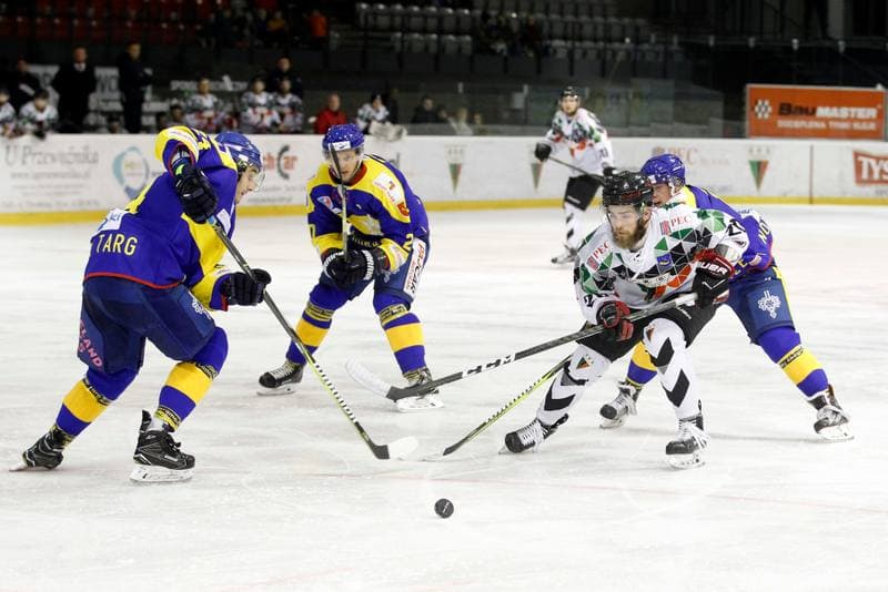 Ice Hockey. Tauron Hokej Liga. GKS Tychy - TatrySki Podhale Nowy Targ. 31.10.2017