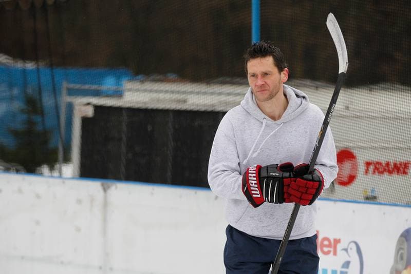 Ice Hockey. Mariusz Czerkawski. Training. 11.02.2019