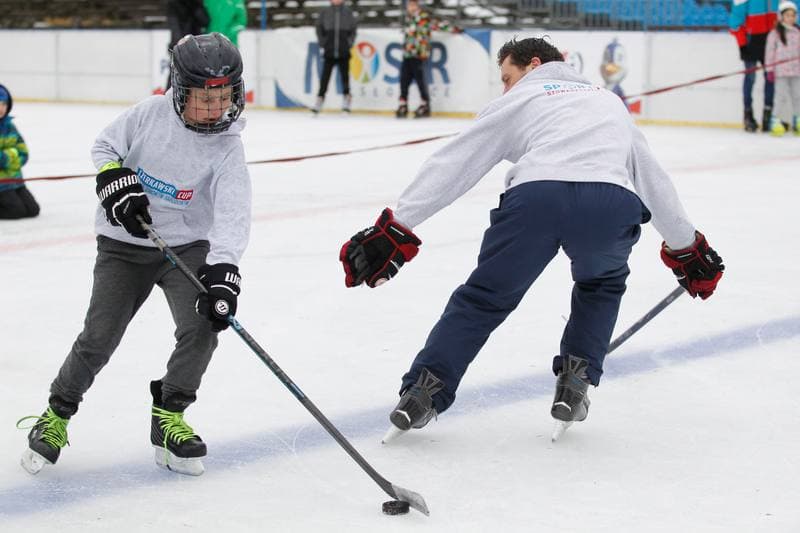 Ice Hockey. Mariusz Czerkawski. Training. 11.02.2019