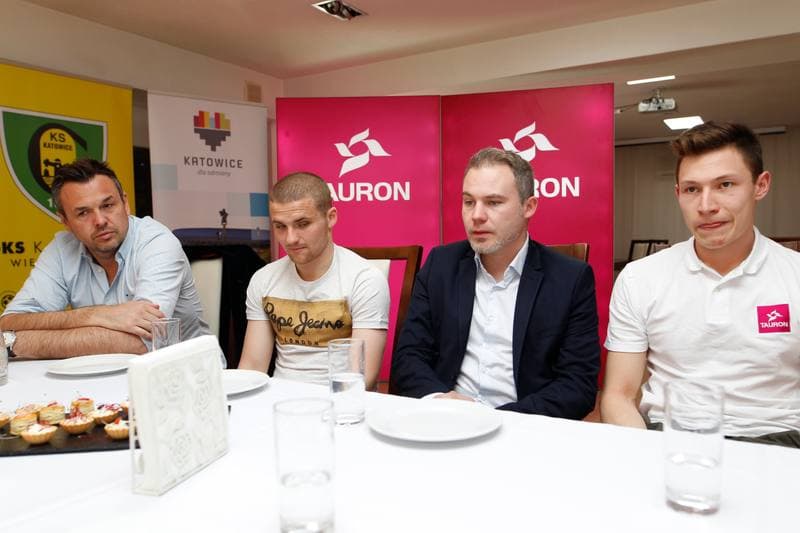 Ice Hockey. GKS Katowice. Press Conference. 12.04.2018