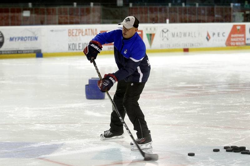 Ice Hockey. Poland national team. Training. 30.09.2018