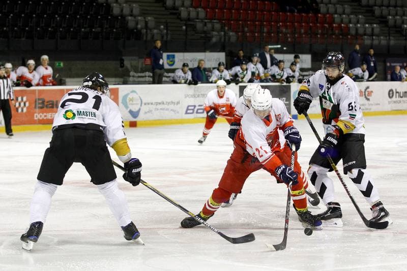 Ice Hockey. Polska Hokej Liga. GKS Tychy - Kadra PZHL U23. 03.10.2018