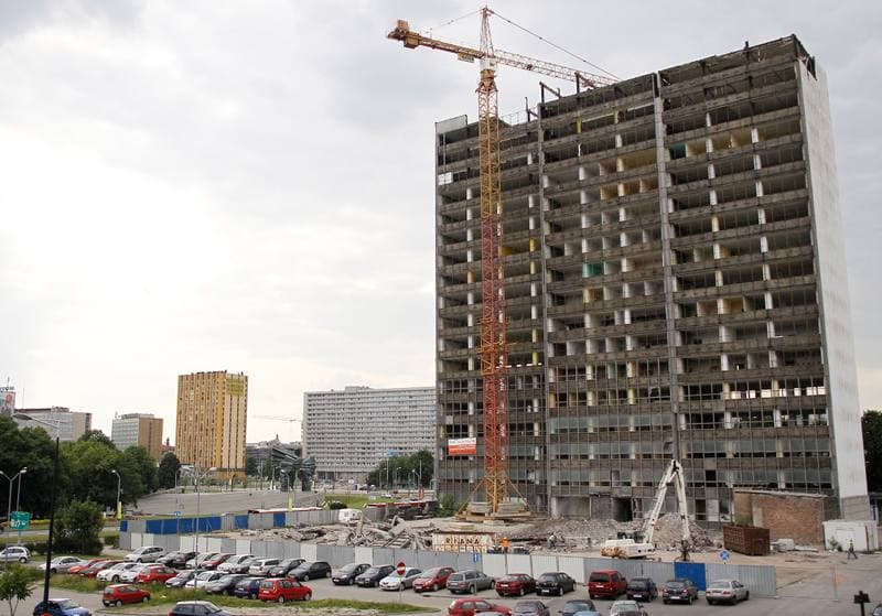 Building Demolition. Katowice. 26.06.2015