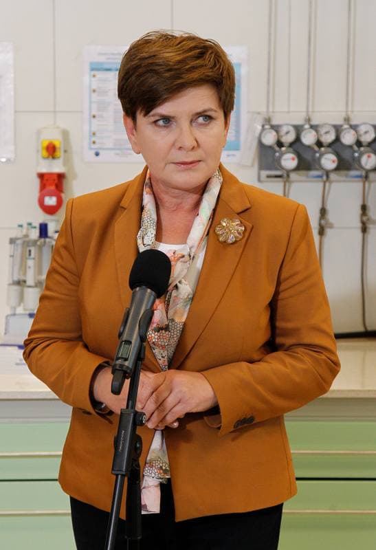 Beata Szydlo. Main Mining Institute. Press Conference. 05.10.2015