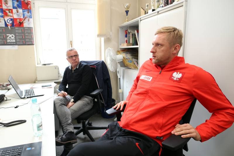 Football. Poland national team. Press Conference. 26.03.2018