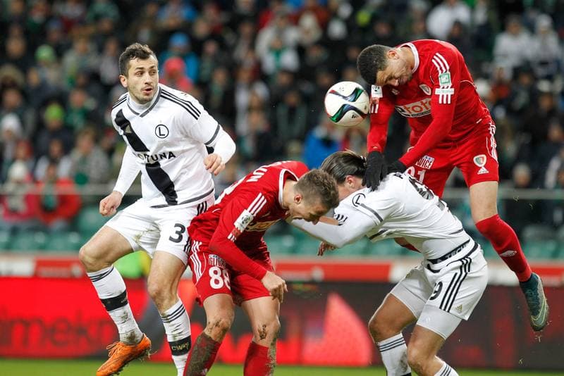 Football. PKO BP Ekstraklasa. Legia Warsaw - Piast Gliwice. 13.12.2015